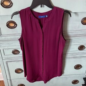 Apt. 9 Sleeveless Plum Blouse